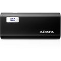 Adata Adata P12500D 12500Mah Power Bank Black Digital Display Dual Usb AP12500D-DGT-5V-CBK